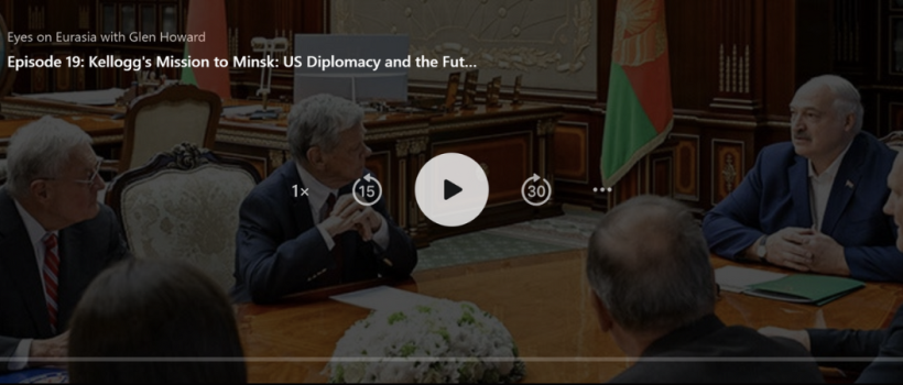 Kellogg's Mission to Minsk: US Diplomacy and the Future of US-Belarusian Relations